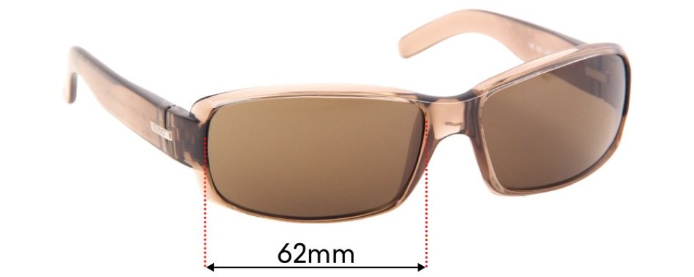 Sunglass Fix Replacement Lenses for Gucci GG1445/S - 62mm Wide